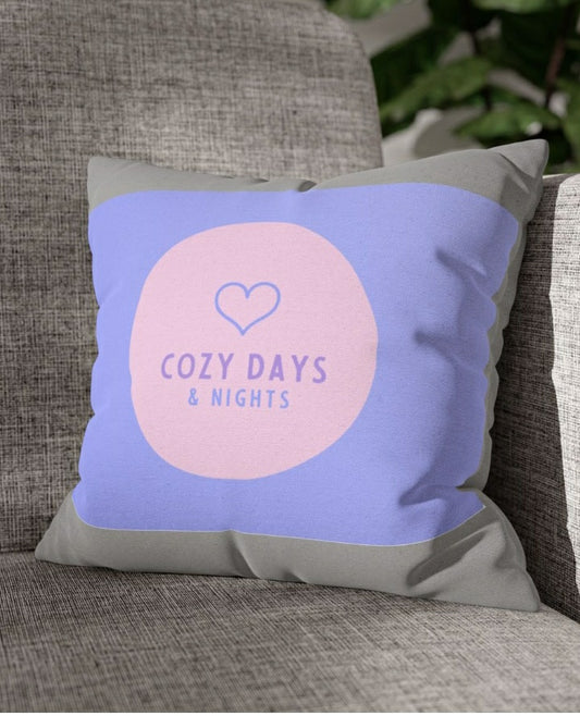 Square Pillowcase - Cozy and Cute Ambiance for a Romantic Atmosphere